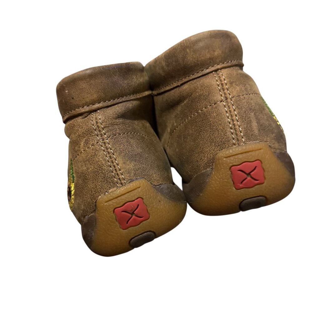 Twisted X Sunflower Brown Moccasins Womens Size 7 - Picture 4 of 8